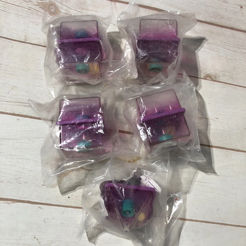 Denny's 1992 The Jetson's Toys Puzzle Adornos Púrpura Juego de 5 Foto 2 de 3