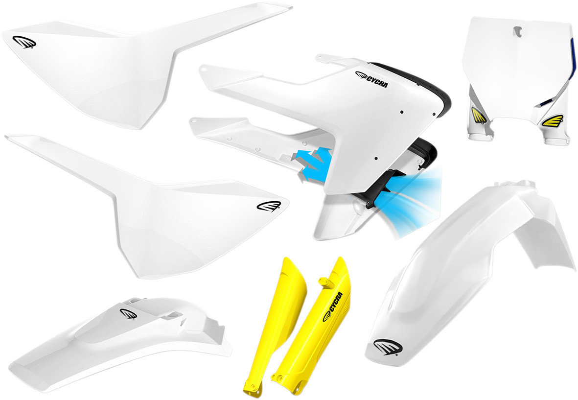 CYCRA Body Kit - Powerflow - White/Yellow 1CYC-9321-02