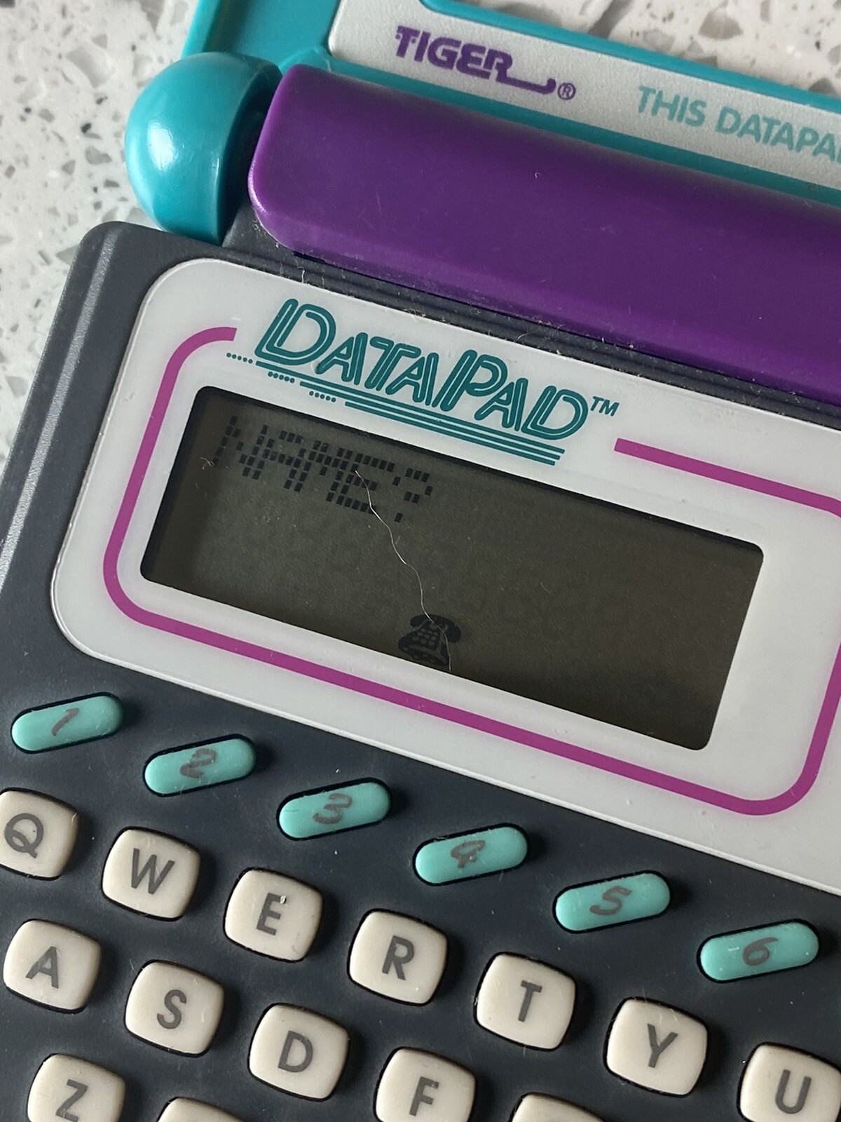 Vintage 1990s Tiger DataPad Electronic Personal Organizer Works Great