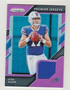2018-Panini-Prizm-ROOKIE-PREMIER-JERSEYS-PINK-REFRACTOR-RELIC-PP-5-JOSH-ALLEN-RC