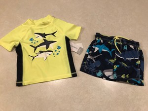carter's shark swimsuit