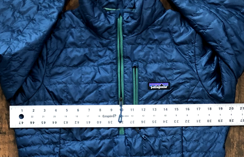 Patagonia Womens Nano Puff Pullover 1/4 Zip Blue Size M STY84027 eBay