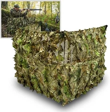 AYIN 3D Leaf Hunting Ground Blind 3-Panel Stalker Blind for Turkey/Deer Hunting