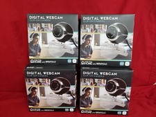 4-VIVITAR DIGITAL WEBCAM Clip On Cameras 360 Rotating Base, Optimized Zoom New
