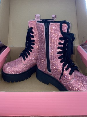 diamond combat boots