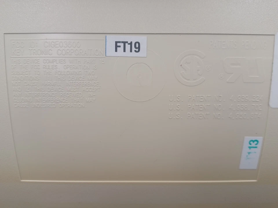 Vintage AT&T Enhanced Keyboard KeyTronic 305D✨️CRACKED KEYS✨️ - Image 3 of 4