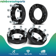 4pc 1.5 8x6.5 To 8x180 Wheel Spacers Adapters For Chevy Silverado Sierra 2500