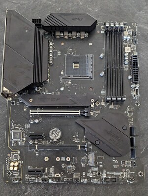 For parts--NOT WORKING--MSI MPG B550 Gaming Plus AM4 Socket AMD Motherboard