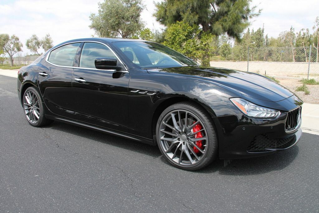 PERFECT Factory Maserati 21 inch Black Wheels OEM Quattroporte Ghibli Titano Set