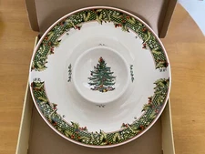 Spode LE 2003  Chip And Dip Bowl -  Original Box - 14 inch Diameter