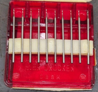10 Titex Plus .36mm Cobalt Micro Drills HSS-E NEW Germany - 0.36mm 0,36 mm