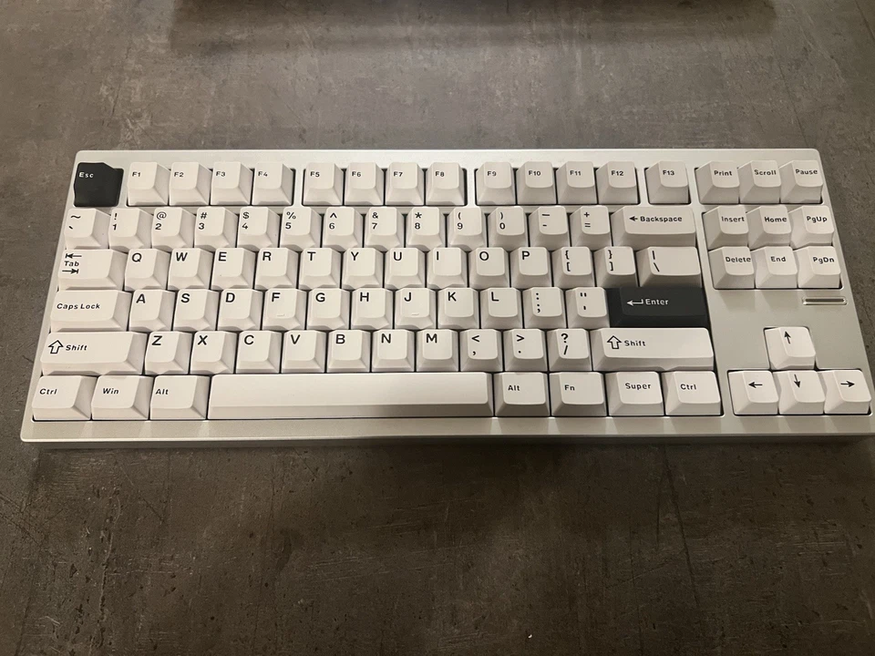 MCHOSE GX87 Max Silver Anodized Rare TKL Mechanical Creamy Keyboard - Immagine 3 di 4