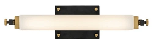 Hinkley Lighting 51090 Rollins 18"W 16w Integrated LED Bath Bar - Black - Picture 4 of 7