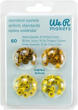 We R Memory Keepers WER-ES-41575 Eyelets Standard 60/Pkg-Yellow thumbnail