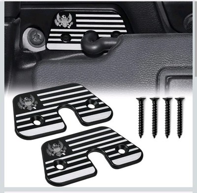 2pcs Sun Visor Clip Repair Kit For Jeep Wrangler JK JL Gladiator JT 2018 - 2023