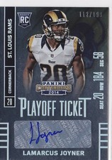 2014 Lamarcus Joyner Contenders Playoff Ticket  Auto  RC 112/199 #153 (A7283)