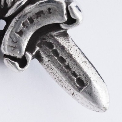 CHROME HEARTS Split Key Ring with #5 Dagger Silver | eBay