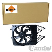 NRF LÜFter MotorkÜHlung Passend FüR Seat Ibiza Toledo Skoda Fabia Rapid Roomster