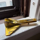 Vintage Hot Wheels Redline Era 1970 Mattel HOT BIRDS Gold STAR GRAZER Plane