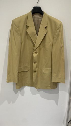 Crombie, Crombie Vintage Baumwoll Blazer Jacke Beige | Made in Great Britain | Größe 46 R