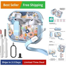 for AirPods Pro 3 Case 2025 Cover Secure Lock Automatic Snap Switch Clip Clea...
