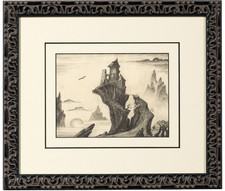 Kay Nielsen Sleeping Beauty (Walt Disney, 1952-53) Castle Early Concept Drawing