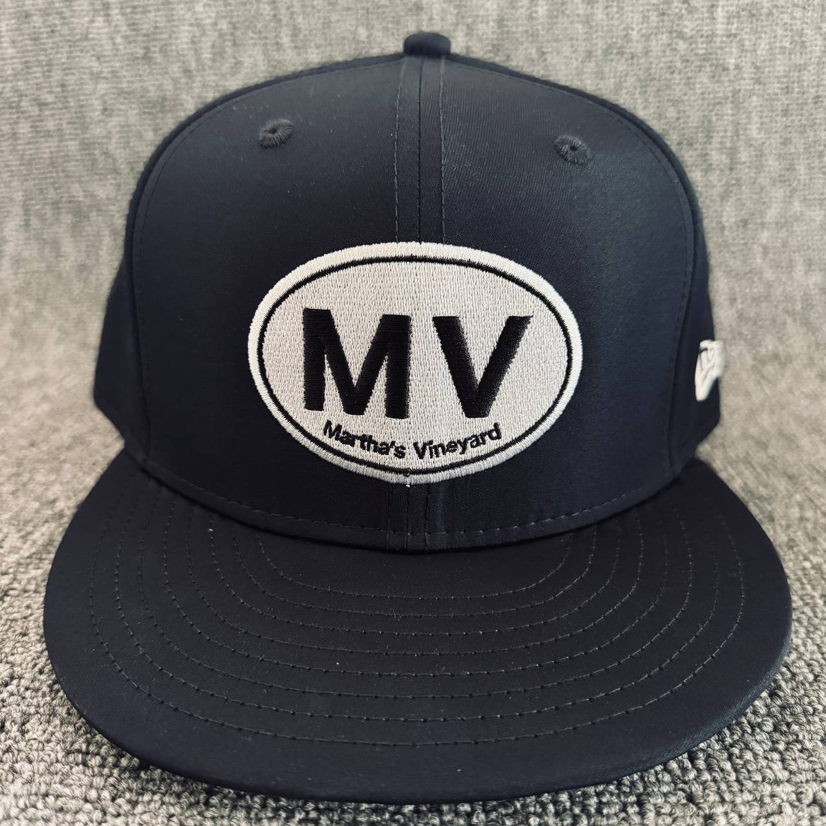New Era 59FIFTY Martha's Vineyard MV Fitted Hat Navy Blue Size 7 5/8