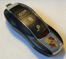 Factory Porsche Smart Key Fob- OEM 3 Button Key- IYZPK3 - 970.637.244.05 - Clean