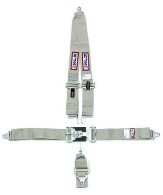 RJS 1126207 SFI 16.1 Latch and Link 5 Point V-Type Gray Harness Kit