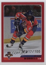 2003-04 Topps Red /100 Peter Worrell #135 5n4