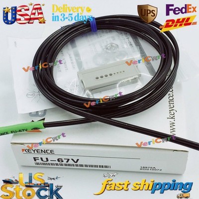 One KEYENCE FU-67V Fiber Optic Sensor New Fast Shipping