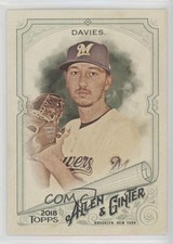 2018 Topps Allen & Ginter SP Zach Davies #333 fm0