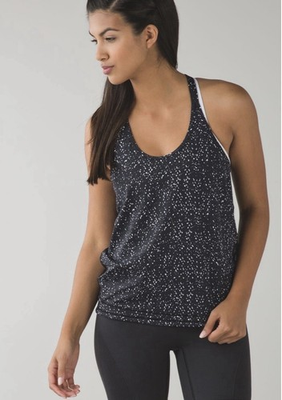 #ad Lululemon Drop It Like It#x27;s Hot Tank 6 women shirt mesh active drawstring $26.00