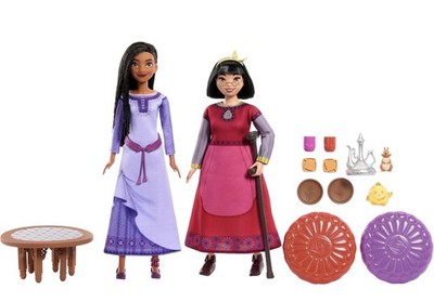  Disney Wish Toys Best Friends Tea Time Playset  Asha & Dahlia of Rosas Dolls