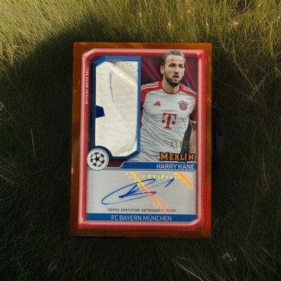 Panini MERLIN HARRY KANE サインカード 25/25シリ 2023-24 Topps Merlin UEFA Bayern Munich Harry Kane Match Ball Auto