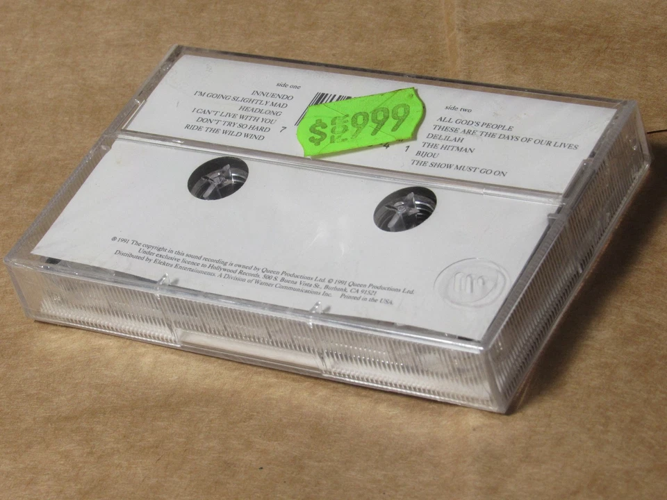 QUEEN Innuendo NEW/SEALED Cassette Tape 1991 Freddie Mercury final Album + FREE - Image 4 of 4