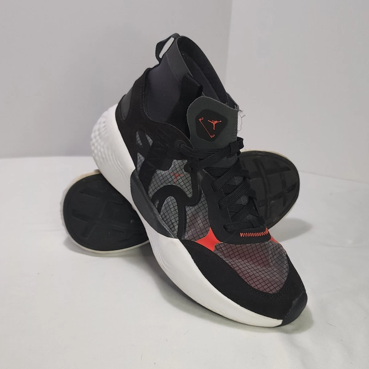 Jordan Delta 3 Mid Mens Athletic Shoes Size 11.5 Black Chile Red DR7614-060 Nike Jordan Delta 3 Mid Men main image 2