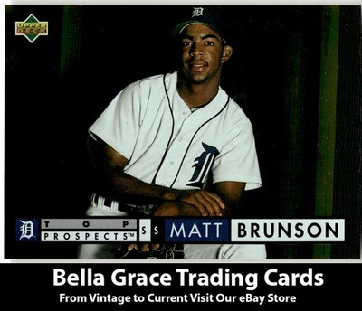 1994 Upper Deck Matt Brunson #547 Detroit Tigers Rookie MLB Baseball