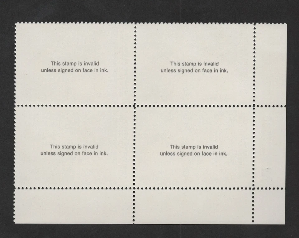 US 1984 SOUTH CAROLINA STATE DUCK HUNTING STAMPS PLATE BLOCK OF 4 SCOTT #4 MNH - Image 2 of 2