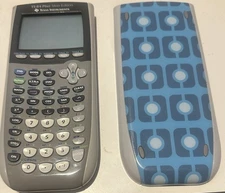 Texas Instruments TI-84 Plus Silver Edition Calculator (Grey/Blue) W/ Cover