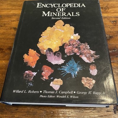 Encyclopedia of Minerals by Willard L. Roberts (1989, Hardcover) FREE SHIPPING