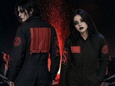 Black Fire Series Jumpsuit Black Coveralls Re...