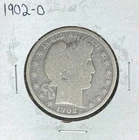 1902-O BARBER SILVER HALF DOLLAR ~ NICE COIN ~ 90% SILVER