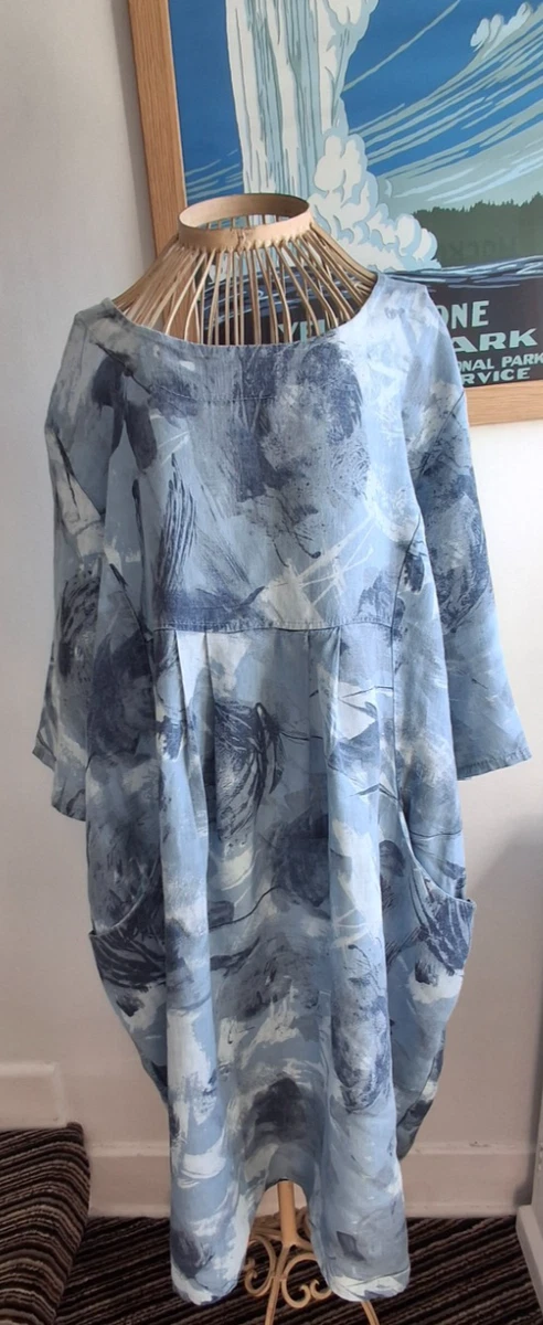 Linen Pocket Dresses for Women for sale | eBay UK