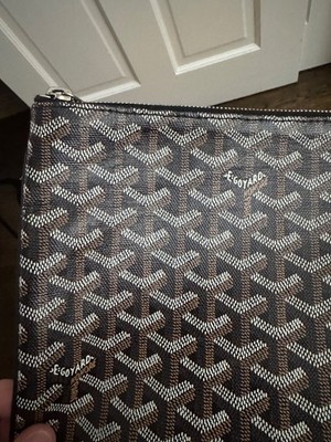 Authentic Goyard Senat GM Black/Brown - document/laptop case | eBay