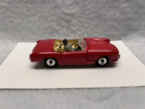 Vintage Dinky Toys Spitfire 114 Car In Red