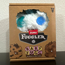 ZURU Fuggler Baby Fugg Screech Edition Mini Plush Doll White Blue Green Boxed