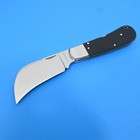A.G. RUSSELL LARGE HAWKBILL BLACK MICARTA PRUNER KNIFE (BEAK) -MINT — photo 4