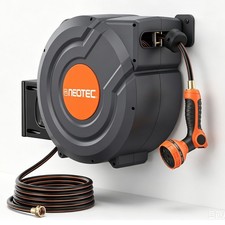 NEOTEC Retractable Garden Hose Reel 5/8 Inch ...