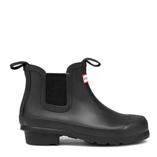 Hunter JFS6000RMA-BLK Big Kids Original Chelsea Boots Black